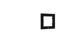 Shelly Wall Frame 1 afdekking (Zwart)
